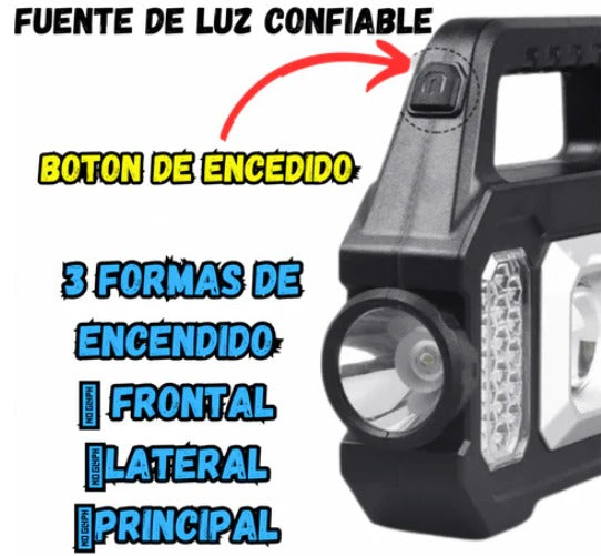 LINTERNA MULTIFUNCIONAL SOLAR