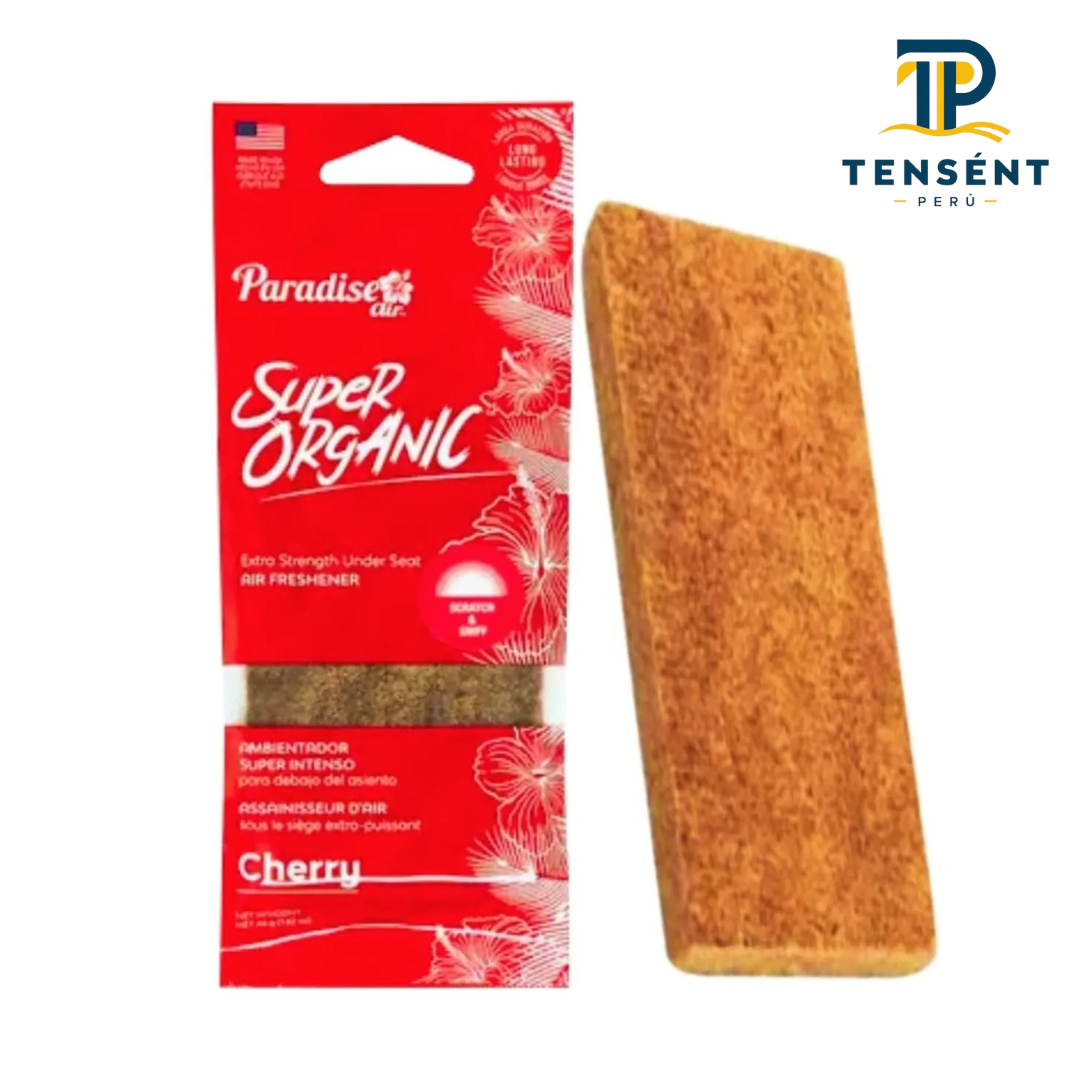 Ambientador Cherry Paradise Cuadrado Super Organic