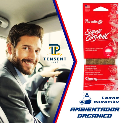 Ambientador Cherry Paradise Cuadrado Super Organic