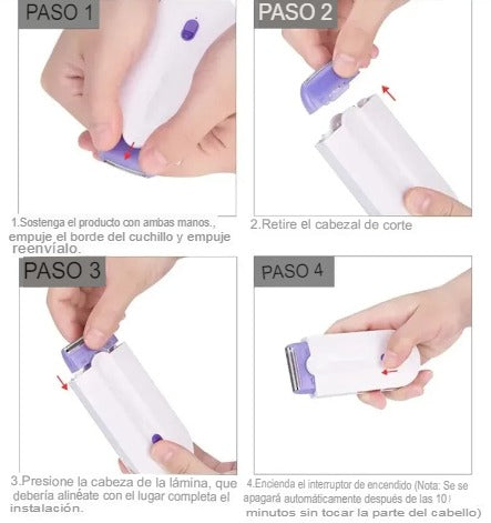 DEPILADOR YES! PORTÁTIL RECARGABLE